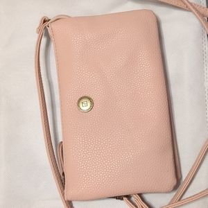 Stone Mountain Crossbody Bag Wallet Clutch Mini Bag Pink Wristlet